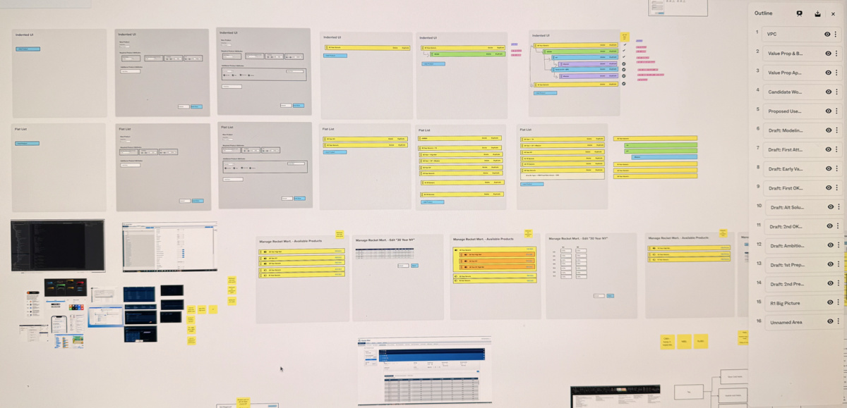 timeline of design system and major redesign